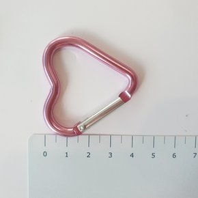 하트 카라비너 비너 비나 등산 캠핑 에어팟 고리 키링 가방 열쇠고리 악세사리 부자재