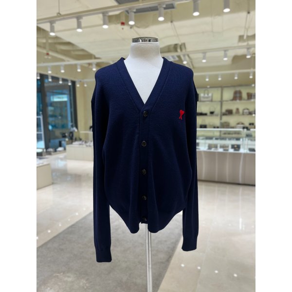 [부산점] 공용 하트로고 자수 메리노 울 가디건 HKC001-001-491