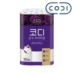 순수 프리미엄 두루마리휴지 화장지 30M 30롤[35844278]