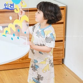 PL SS44-24 아동내복 인견 반팔 유아 아동 실내복 여름 잠옷 상하