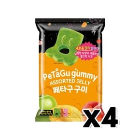 선우 페타구구미젤리 디저트간식 55g x 4개