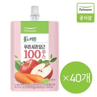 풀무원 풀스키친 우리 사과 당근 100 주스 (100mlX40EA)