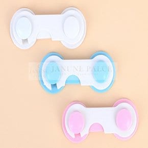 재넌 1P 부착식 문잠금 장치 유아서랍잠금장치 플라스틱서랍장 서랍안전잠금장치