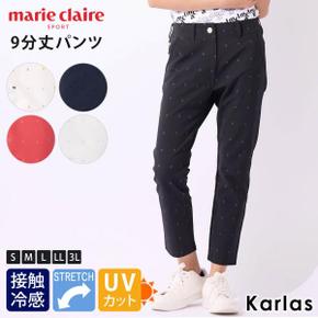 3132576 marie claire GOLF 마리크레일 9분 길이 스트레치 팬츠 골프웨어 레 CA3233743