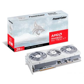 파워컬러 AMD 라데온 RX 7600 XT (헬하운드) (RX7900XT 20G-록화이트) 그래픽 카드