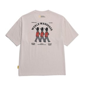 N252UTS911 오비스 WANDERER 반팔티셔츠 MOURNING BEIGE