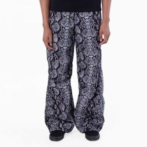 레인스 스네이크 프린트 Mito 팬츠 Size 라지 25040-BLACK 1017068