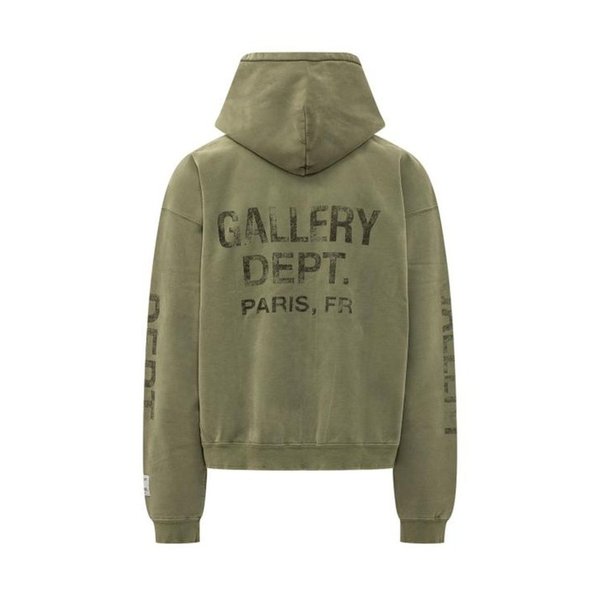 26SS 갤러리 디파트먼트 후드 티셔츠 OUT023 TROOP OLIVE DOM