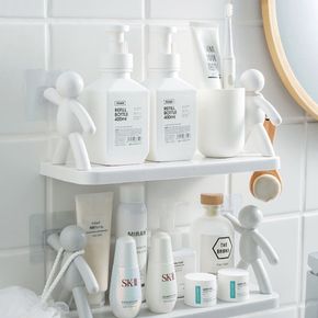 다용도 멀티 주방 거실 욕실 선반 벽선반 무타공 부착 정리