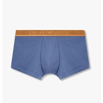 EMPORIO ARMANI 남성 골든 로고 밴딩 코튼 드로즈 (0815112319)