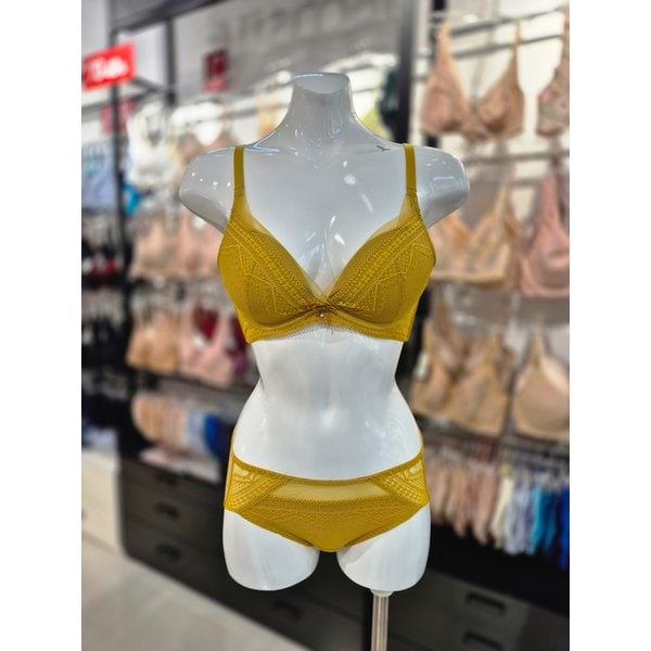 [시흥점] S 비너스 ) 24AW 저중심 레이스 브라, 헴팬티 세트 [VBR1800/VPT1800H-MU]