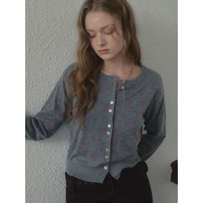 Flurry Dot Cardigan_Gray(OCB6KN15)