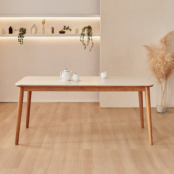 동서가구 로라 원목 세라믹 식탁 1400 DF927575