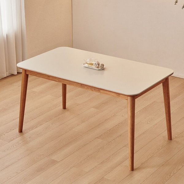 동서가구 로라 원목 세라믹 식탁 1400 DF927575