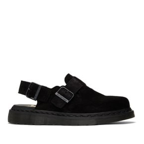 블랙 조지 스웨이드 슬링백 로퍼 27492001 Black Repello Calf S