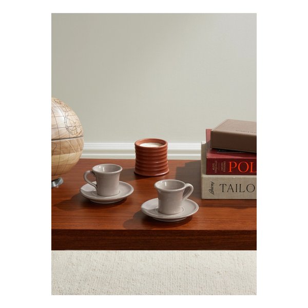 브루넬로쿠치넬리 세라믹 에스프레소 컵 앤 소서 2개 세트 46376663162938595