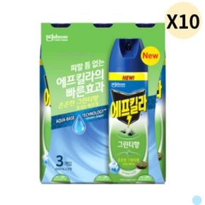 에프킬라 에어로졸 모기약 살충제 그린티 500ml X30