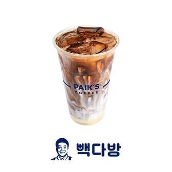 빽다방 디카페인 콜드브루 연유라떼(ICED)