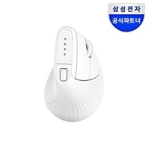 무선 버티컬 마우스 SM-M1300QW 화이트 멀티페어링 블루투스 저소음 인체공학 SSG스타배송