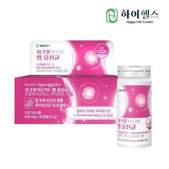  [4+2] 질건강+항비만특허 이너가든 생유산균  400mg x 30캡슐 6박스