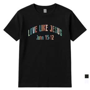 Love like jesus 라운드 남여공용 반팔C 2컬러