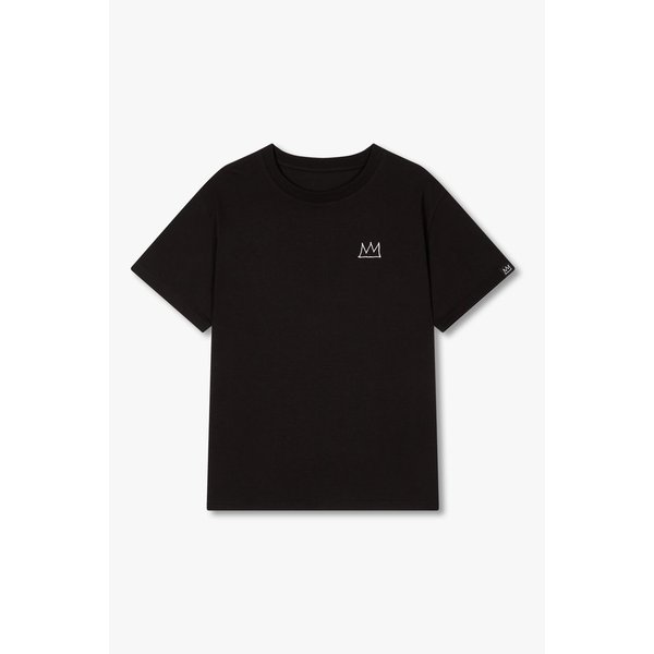 [BASQUIAT] 프린팅 포인트 하프 슬리브 티셔츠 7155240700199