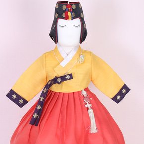 한복 1776.S 빛의 색감 금박전통 여아한복