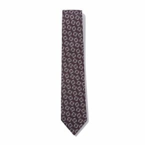 wine bold square pattern tie_CAAIX23109WIX