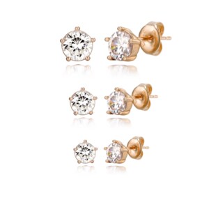 14K 포인트 귀걸이 (gold filled) ELGPEE361 (4mm,5mm ,6mm)