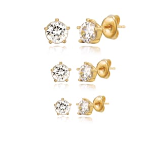 14K 포인트 귀걸이 (gold filled) ELGPEE361 (4mm,5mm ,6mm)