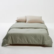 발열 온감 양모 코튼 차렵이불 SS 카키그레이 J605402000449