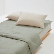 발열 온감 양모 코튼 차렵이불 SS 카키그레이 J605402000449