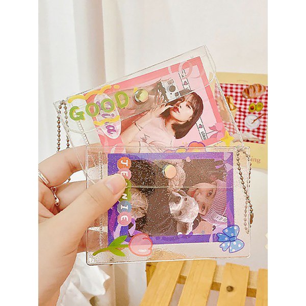 투명 PVC 다용도 동전케이스 여행용 작은 소품 파우치