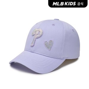 MLB키즈 (공식)24SS 베이직 스톤캡 PHI (L.Violet) 7FCP4404N-10VOL