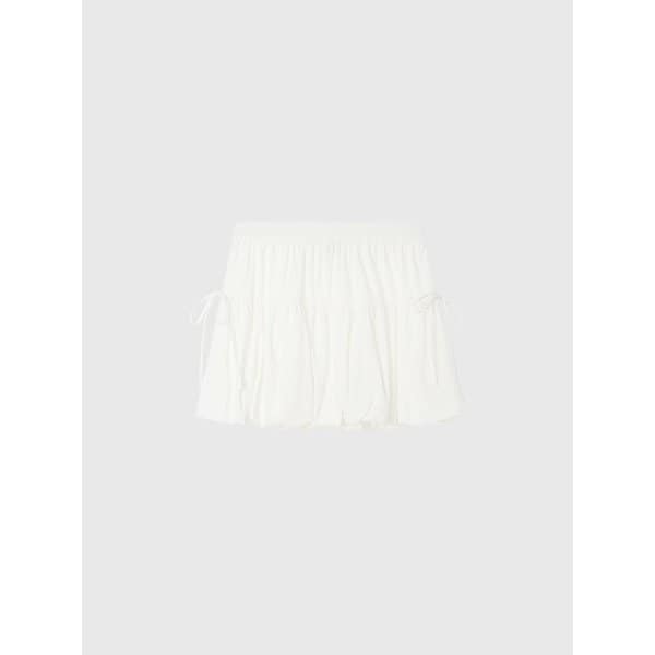 볼륨 펌킨 스커트_화이트 / VOLUME PUMPKIN SKIRT_WHITE