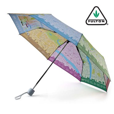 펄튼 브롤리맵 런던 맵 여성 수동 3단 우산 25cm 360g