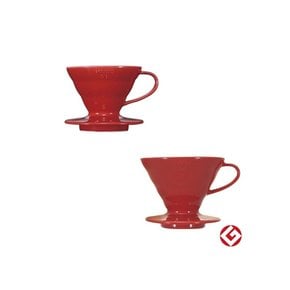 V60 Ceramic Dripper Red / VDC-R