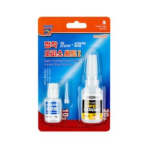 [오공] 접착오피스세트1순간접착제,리무버 20g10ml