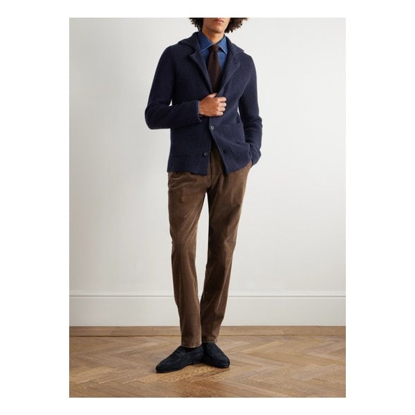 루비나찌 캐시미어 가디건 블루 46376663163002684