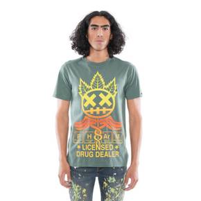 4327278 Cult of Individuality-Men SHORT SLEEVE CREW NECK TEE LICENSED DRUG DEALER IN DUCK