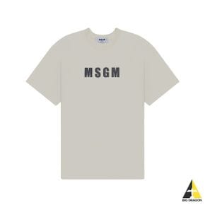 엠에스지엠 24SS 로고 프린트 반팔 티셔츠 (3640MM128 247002 02)