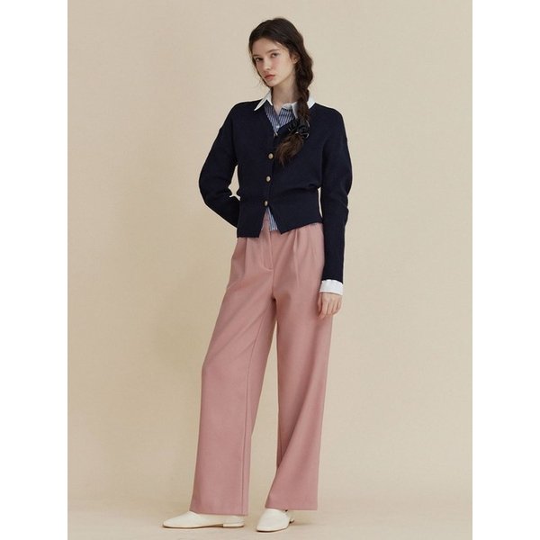 러치 투턱 스트레이트 슬랙스