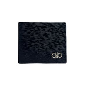 국내배송 페라가모 간치니 레더 남성 반지갑 블랙 66A063 685956