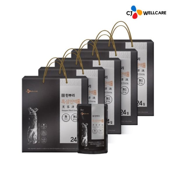 [CJ공식] 한뿌리 흑삼진액 제로(50ml*24입) 5박스