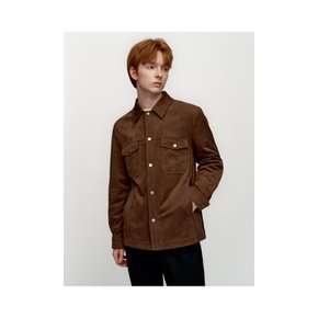 Suede Outer Shirt_Brown