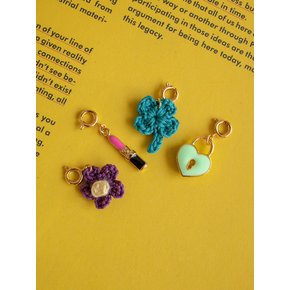 Colorful mini pendant charm