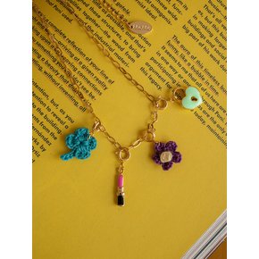 Colorful mini pendant charm