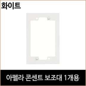 아펠라 콘센트 보조대 1개용 화이트 르그랑