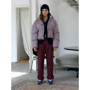 b.r.c down puffer jumper - winter lavender