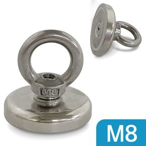 네오디움 고리자석(O형 벌크 M8) 48mm 원형고리 후크